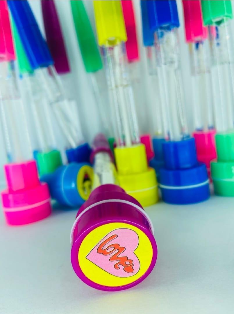 Kids Bubble Stamp Pens Set | Multicolor ABS Art Craft Drawing Pens