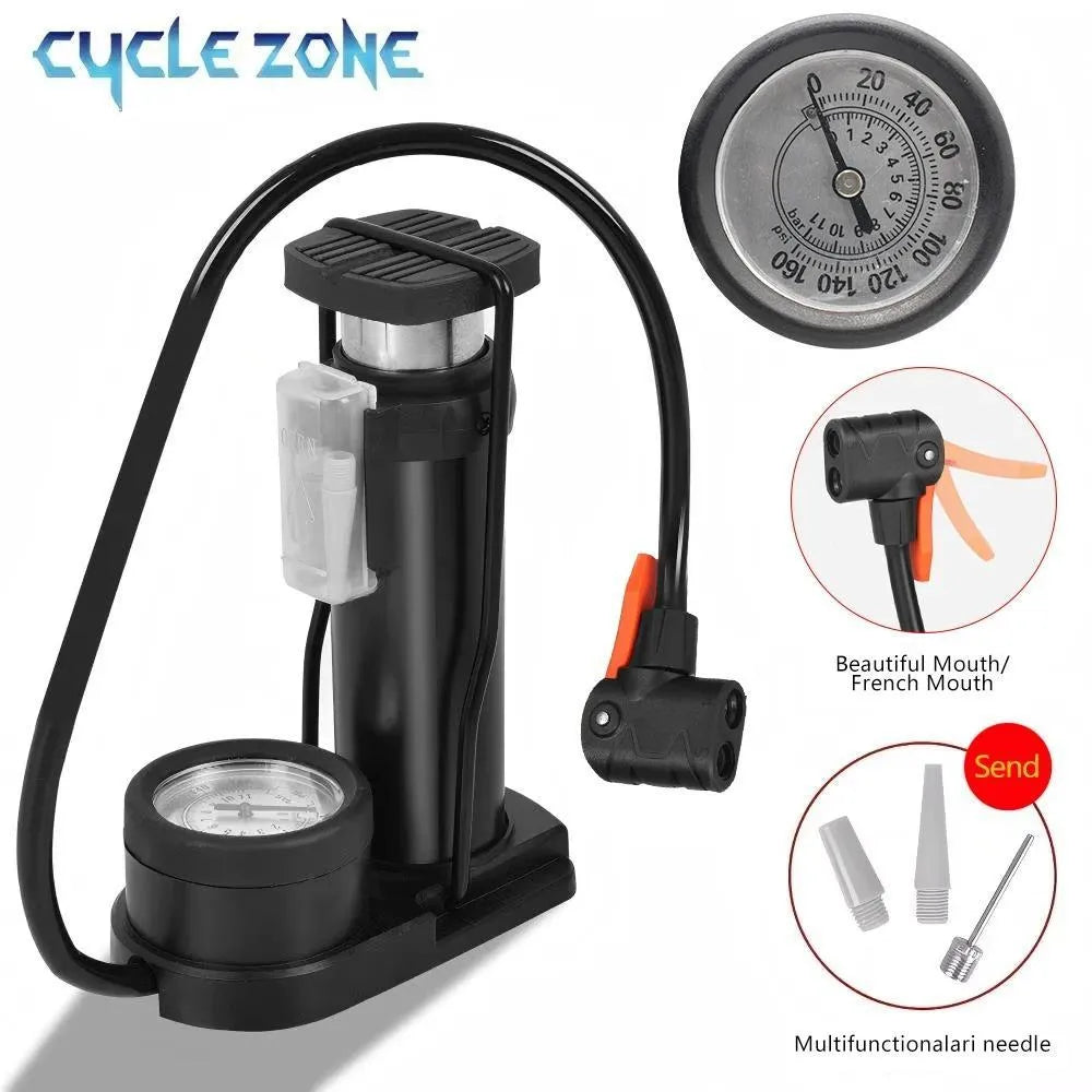 Mini Portable Tire Inflator | Digital Air Compressor Pump for Car & Bike
