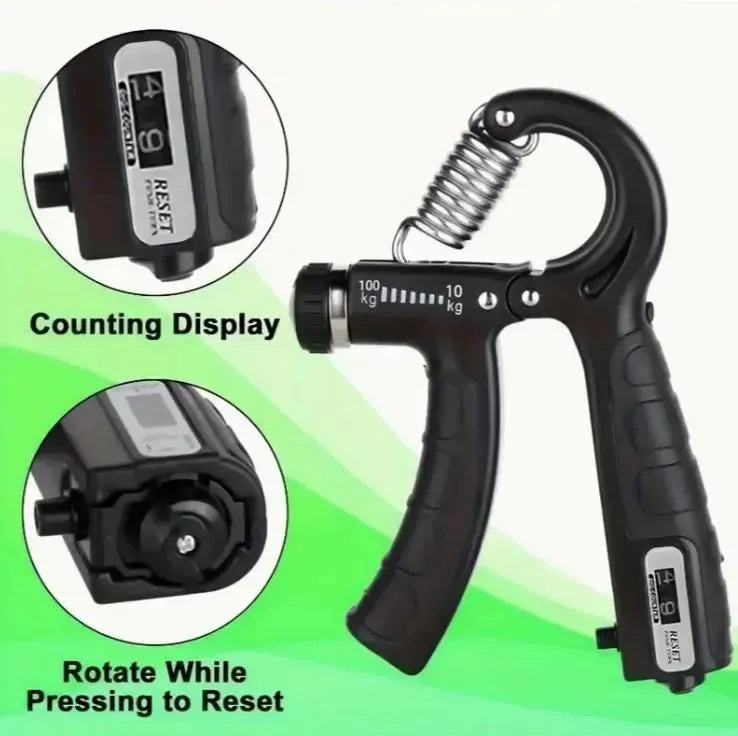 Adjustable Hand Gripper | Forearm & Grip Strength Trainer | Home Gym & Office