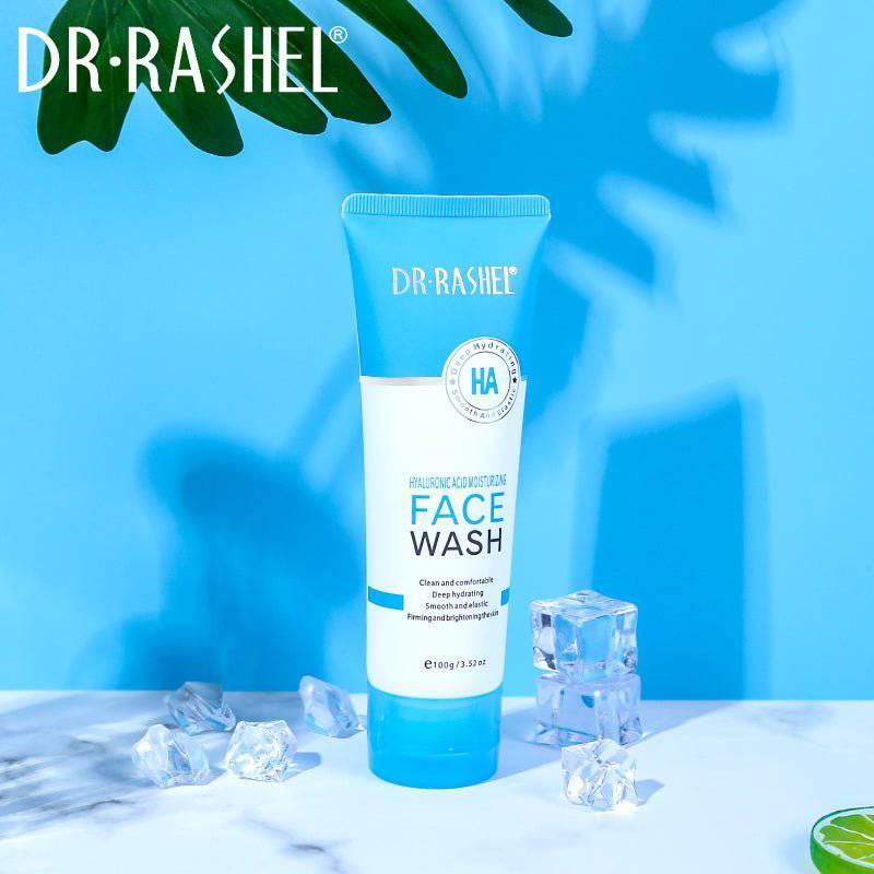 DR.RASHEL Hyaluronic Acid Moisturizing Face Wash | Deep Hydration Cleanser | 100g