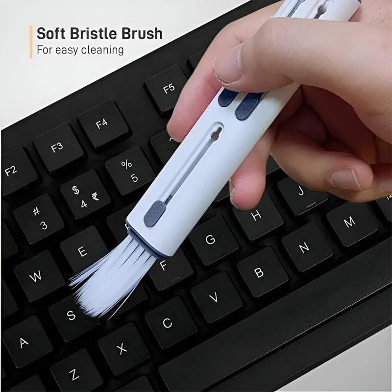 4-in-1 Earphone Cleaning Pen | Soft Bristle Brush | AirPods & Earbuds Cleaning Tool