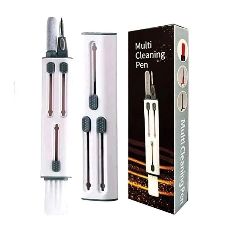 4-in-1 Earphone Cleaning Pen | Soft Bristle Brush | AirPods & Earbuds Cleaning Tool